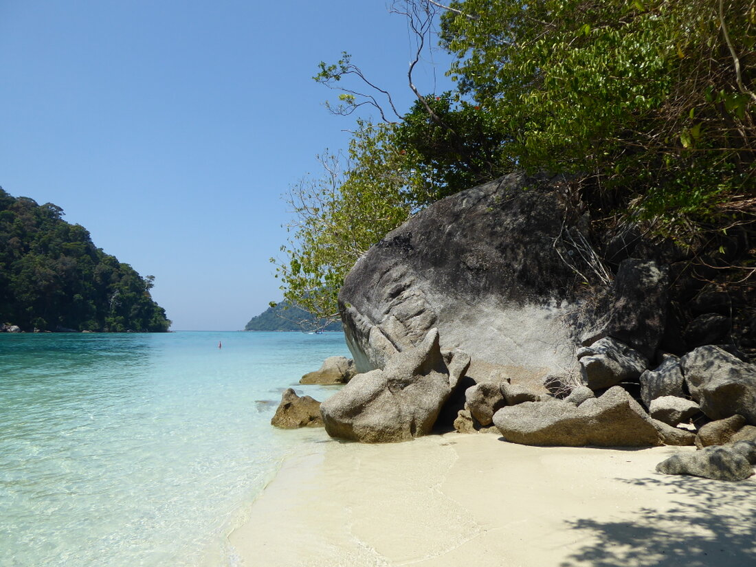 Tempel am Fluss in Bangkok